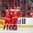 MONTREAL, CANADA - DECEMBER 29: Denmark's Oliver Larsen #2 and teammates celebrate after a second period goal by Joachim Blichfield #11 during preliminary round action against the Czech Republic at the 2017 IIHF World Junior Championship. (Photo by Francois Laplante/HHOF-IIHF Images)

